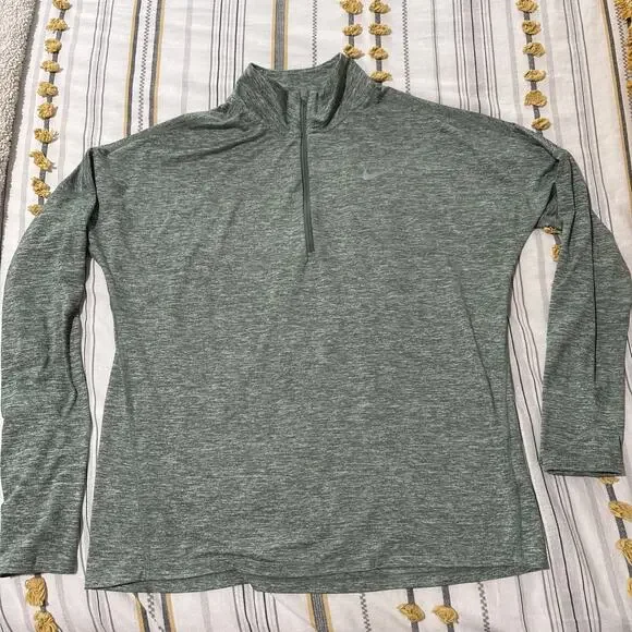 Nike Running Dri-Fit M Long Sleeve 1/4 Zip Shirt, Athleisure, Run, Outdoor, EUC