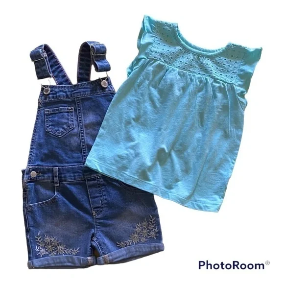 GIRLS OUTFIT-4T-OSHKOSH & CHEROKEE