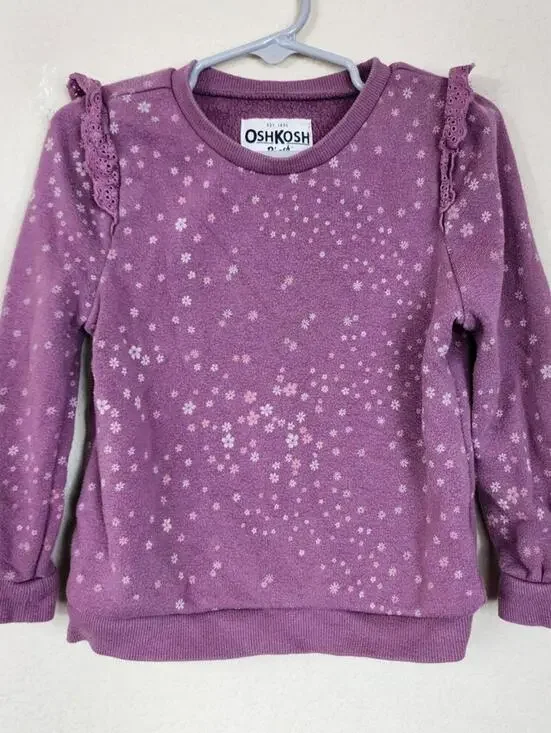3T - Baby & Toddler Clothes - Floral Ruffle Shoulder Top