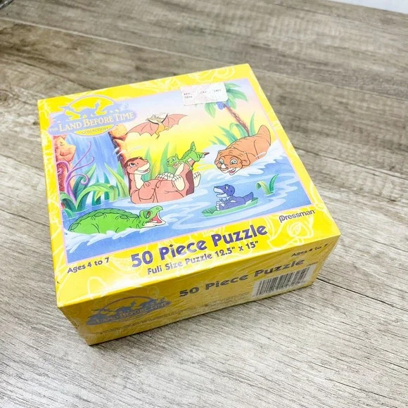 The Land Before Time 50 Piece Jigsaw Puzzle Vintage 2002 Sealed