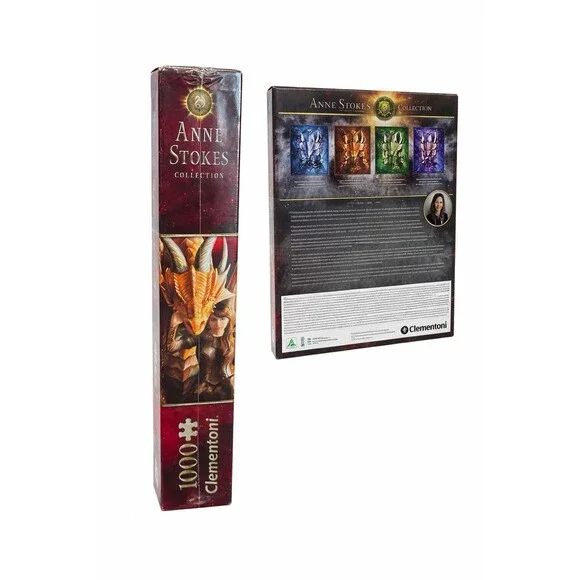 Anne Stokes Inner Strength Puzzle 1000 Pc Clementoni Fantasy Dragon NEW Sealed
