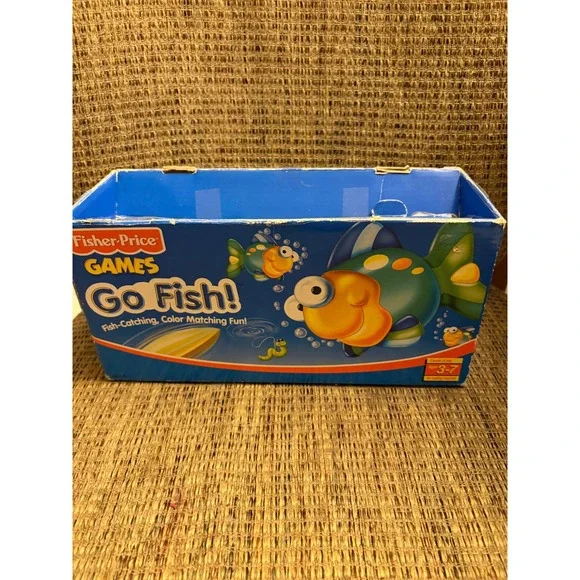 Fisher-Price Go Fish Game 2000 Vintage Preschool Color Matching 78857-92
