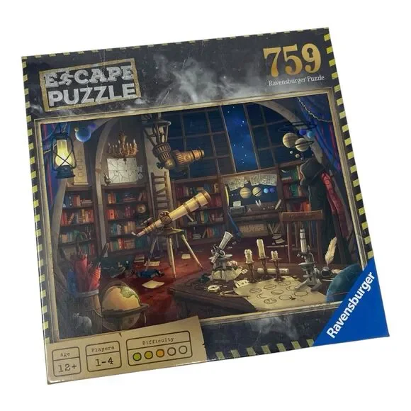 Ravensburger Escape Puzzle Space Observatory 759 Piece Jigsaw Mystery Game NEW