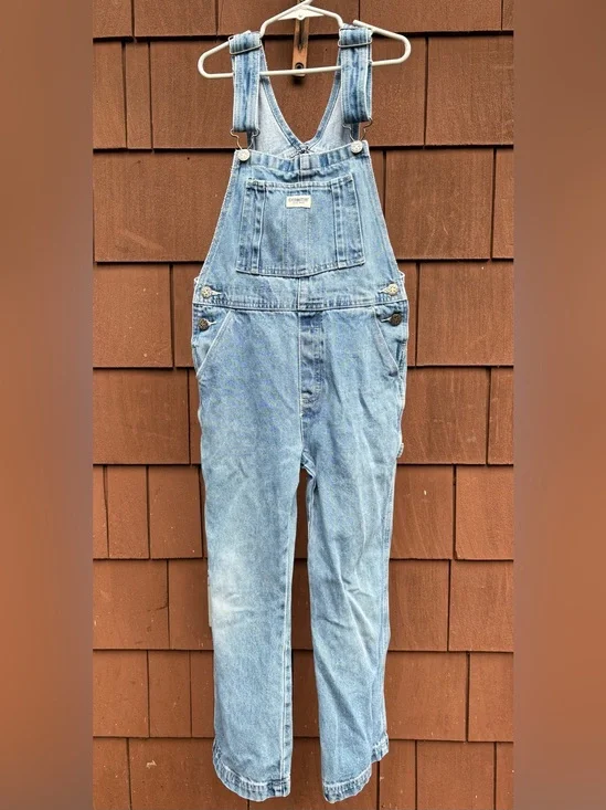 OshKosh B'gosh Light Blue Denim carpenter Overalls 8