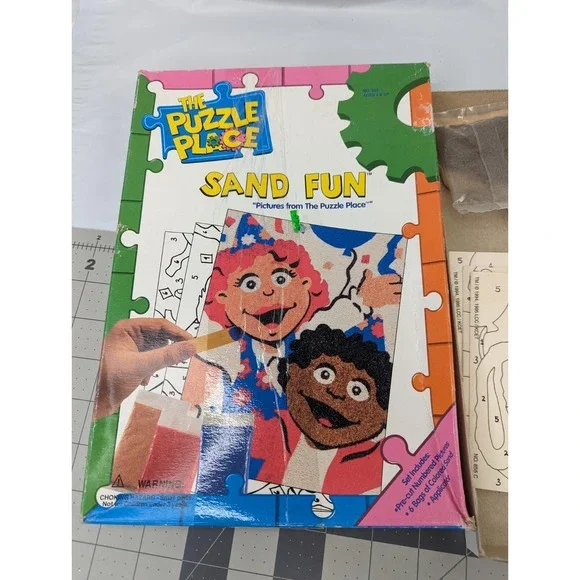 Colorforms The‎ Puzzle Place Sand Fun