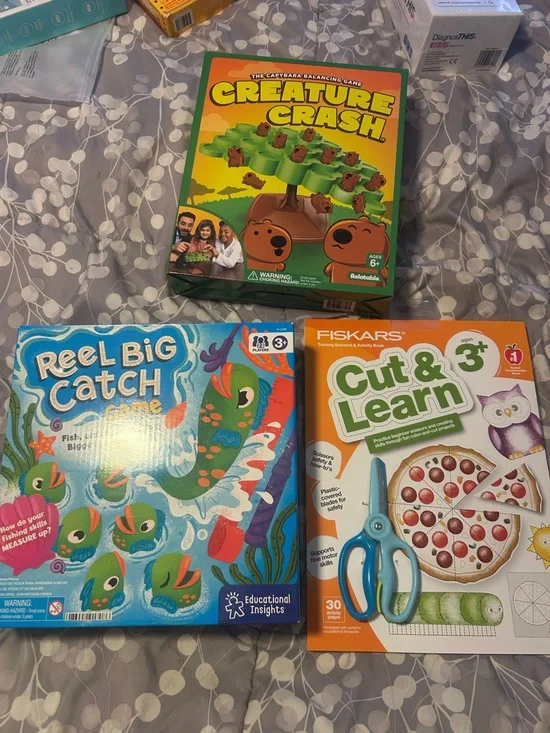 Cut & Learn Kids Scissors Activity Set - bundle!!