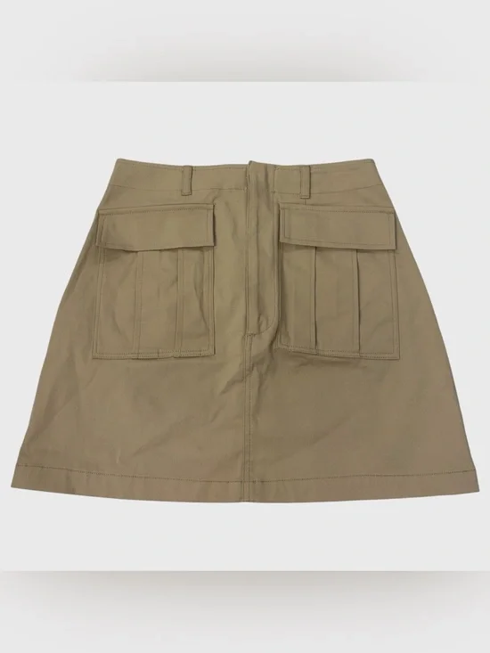 ZARA Tan Khaki Utility Mini Skirt Size Small