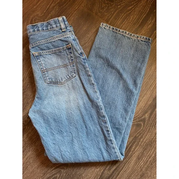 OshKosh Bgosh Kids Classic Straight Leg Jeans Medium Wash Blue Denim Size 14R