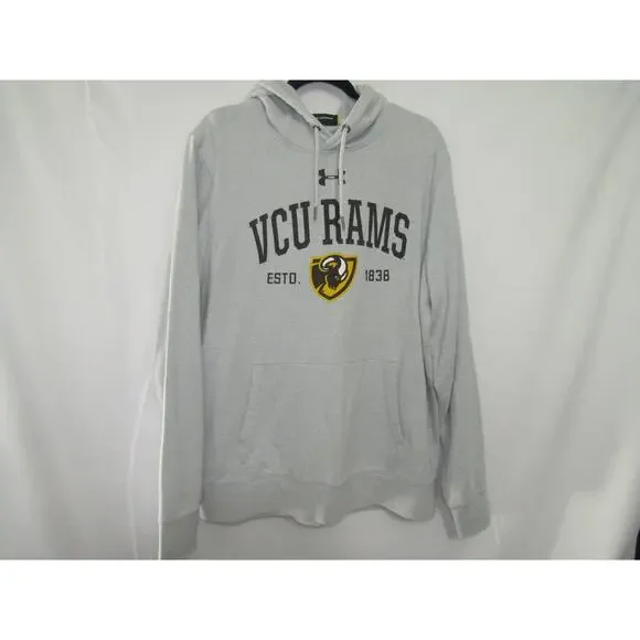 Under Armour VCU Rams Hoodie Men's‎ Large Gray Sweatshirt NCAA
