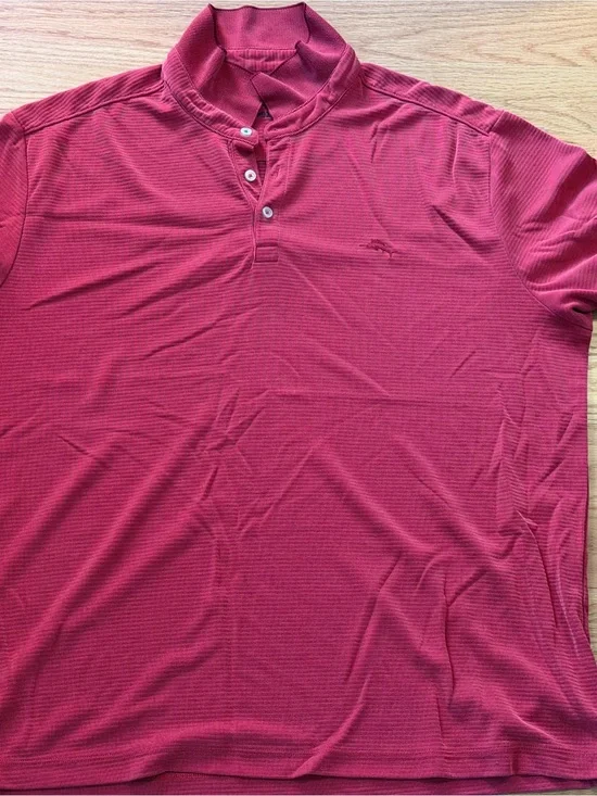 Tommy Bahama Men's Brick Red Polo Shirt