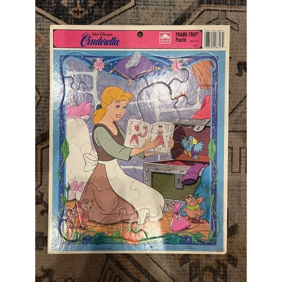 Vintage Golden Frame-Tray Puzzle 11