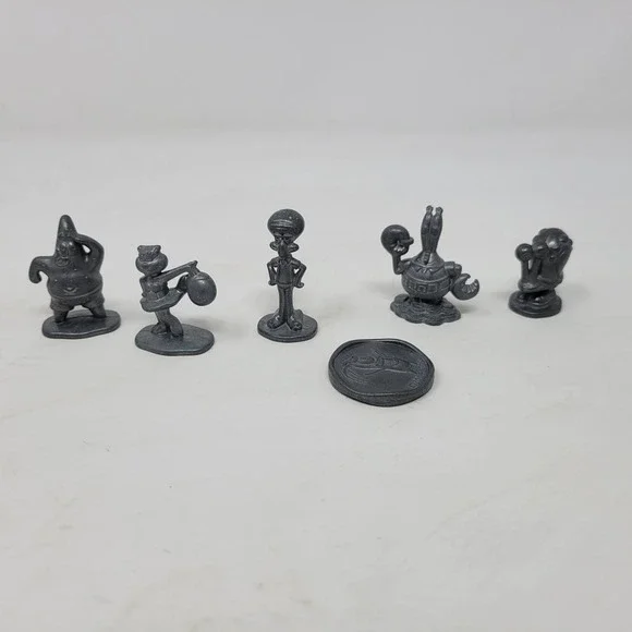 2005 Monopoly Spongebob Squarepants Replacement Pieces –(NO‎ SPONGEBOB)
