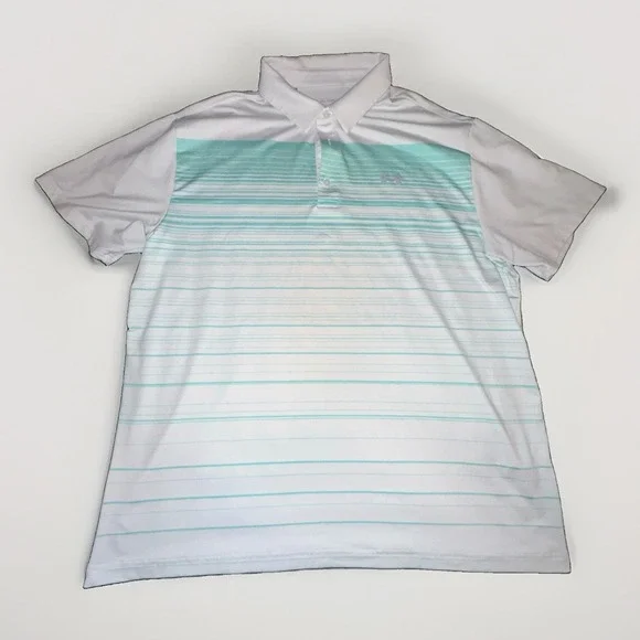 Under Armour Mens Polo Shirt Double Extra Large (2XL) Multicolor Golf Prep