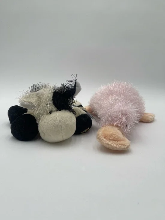 Ganz Webkinz Cow HM003 Plush Stuffed Animal Sealed Code Tag Pink Platypus HM208