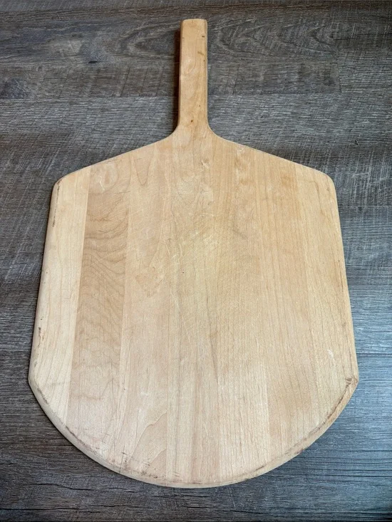Williams Sonoma Wooded Pizza Peel Paddle Natural Wood 24” Made in USA