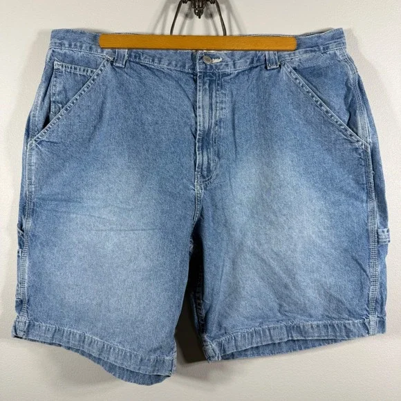 Vintage American Eagle AE Supply Co Workwear Carpenter Denim Shorts Size 38