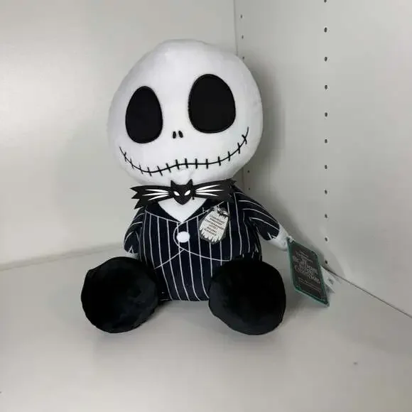 Disney Tim Burton's Nightmare Before Christmas Jack Skellington Weighted Plush