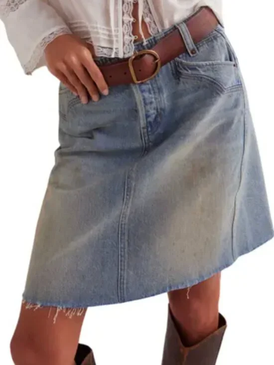 Free People Suzy Denim Skirt