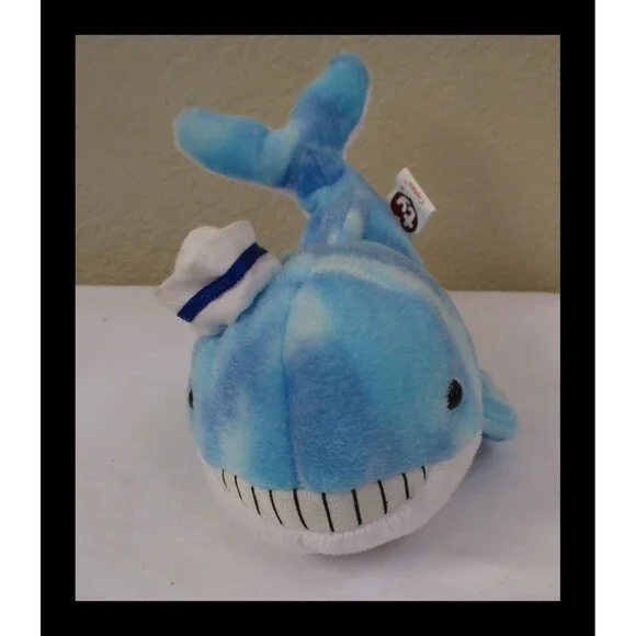 Ty Beanie Baby Captain The Whale NO TAG