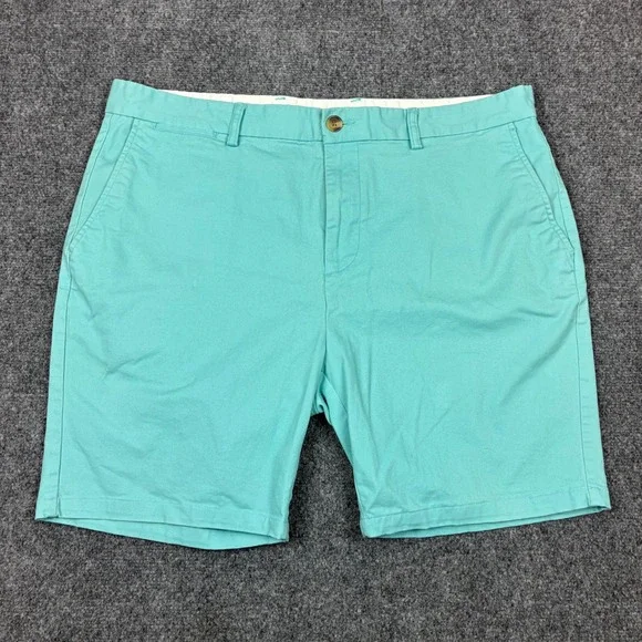 Old Navy Mens Ultimate Slim Built-In Flex Chino Shorts Mint Green Size W38