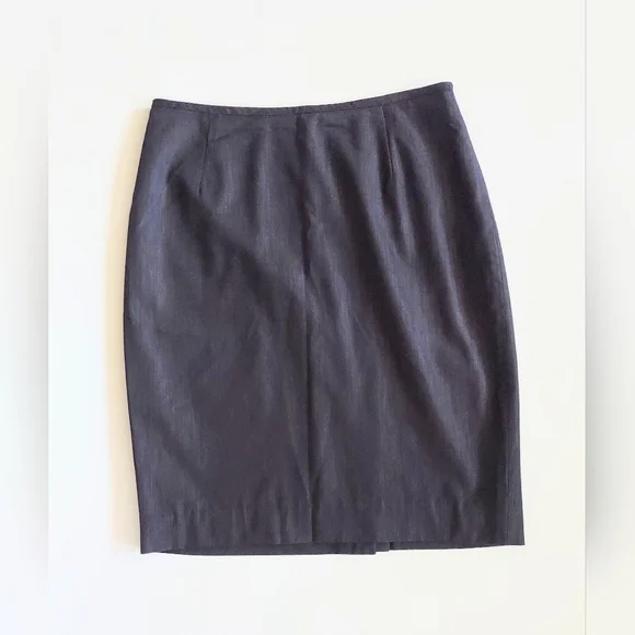 Calvin Klein Pencil Skirt Gray Womens Size 2