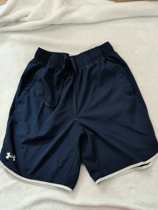 Like New Navy Blue Under Armor Athletic Shorts