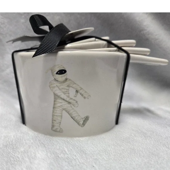 Rae Dunn Halloween Measuring Cups Set of 4 Witch Dracula Frankenstein Mummy