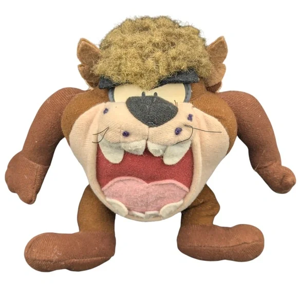 Looney Tunes Taz Tazmanian Devil Plush‎ Stuffed Animal Play By Play 1997