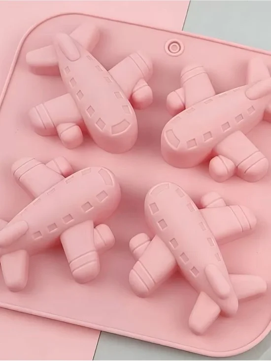 New Pink Airplane Silicone Mold #171