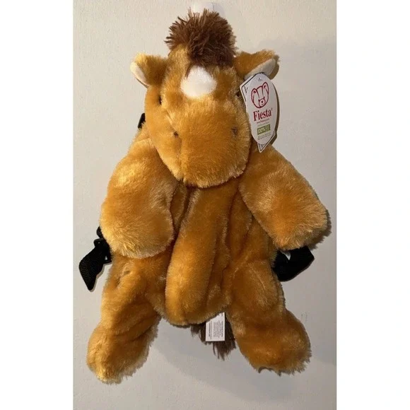 Fiesta Travel Buddy Horse Plush Backpack A06377 Stuffed Animal Bag Toy  16