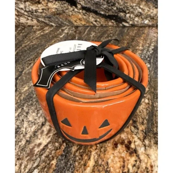 Rae Dunn Jack-O'-Lantern Pumpkin Halloween Baking Measuring Cups Set NEW