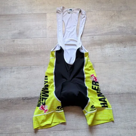 ​Voler Hammer Nutrition Cycling Bib Shorts Men’s Medium Yellow Black Bibs USA