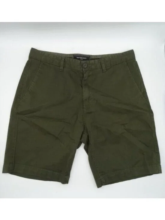 Saks Fifth Avenue Men's Shorts Size 30 Green Modern Cotton Shorts