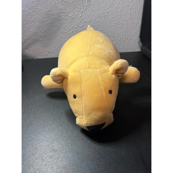 Pillowfort Weighted Plush Lion Baby Yellow Throw Pillow 14x8‎ Sensory Toy Kids