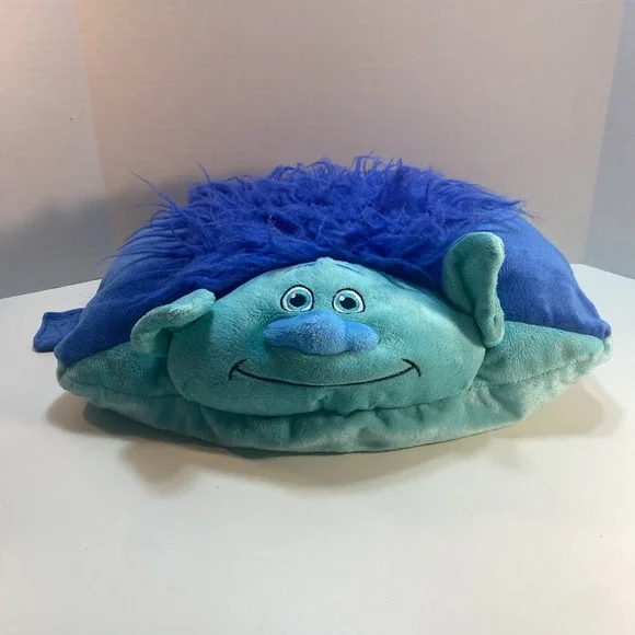 Pillow Pets Trolls Branch Plush Kids 16 Inch Blue DreamWorks Movie Pillow