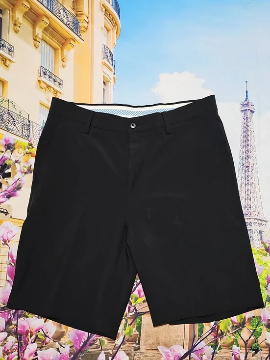 FootJoy Black Flat Front Golf Shorts Size 32