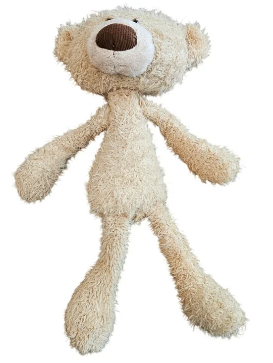 Gund Toothpick Teddy Bear Plush Tan Floppy Stuffed Animal Toy 16”