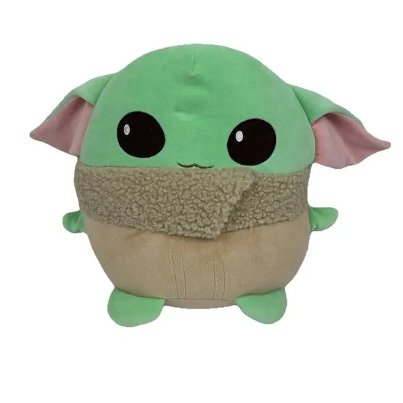 Mattel Star Wars Grogu Baby Yoda Plush 12” Mandalorian Cuddly Soft Squishy