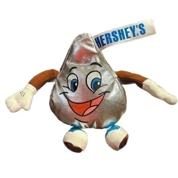 Plush Hershey Kiss - 3” Tall - Perfect Condition!