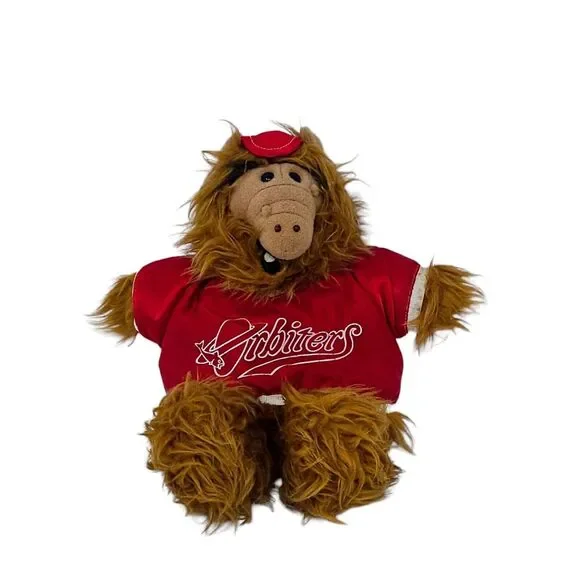 Vintage 1988 ALF Alien Plush Orbiters Baseball Burger King Promo‎ Hand Puppet