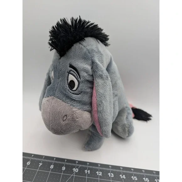 Disney Eeyore Plush 15 Inch Gray Winnie‎ the Pooh Stuffed Animal Toy
