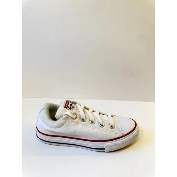 Converse Chuck Taylor All Star White Red US 1 Youths
