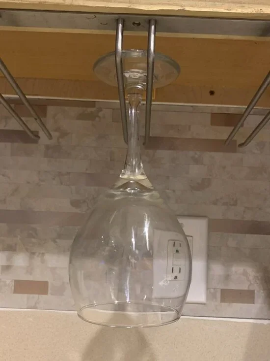 IKEA Rationell Variera Wine Glass Rack (200.871.63) - Under Cabinet or Shelf