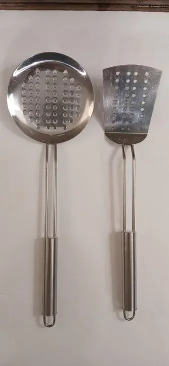 Stainless Steel Cooking Utensils Strainer/ Skimmer And Spatial