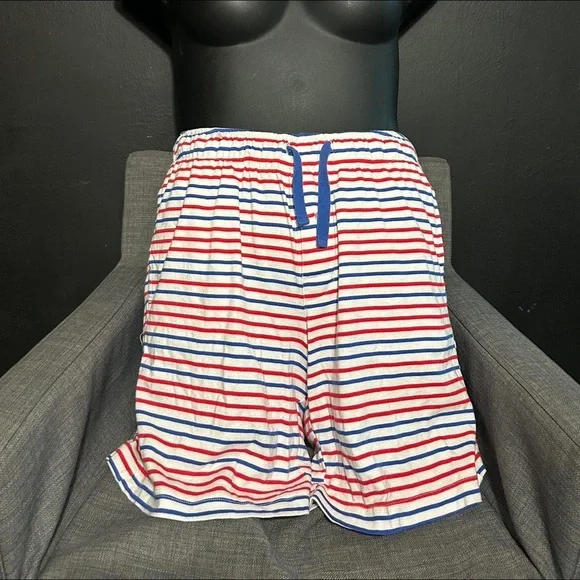 Men’s Red and white striped shorts Small