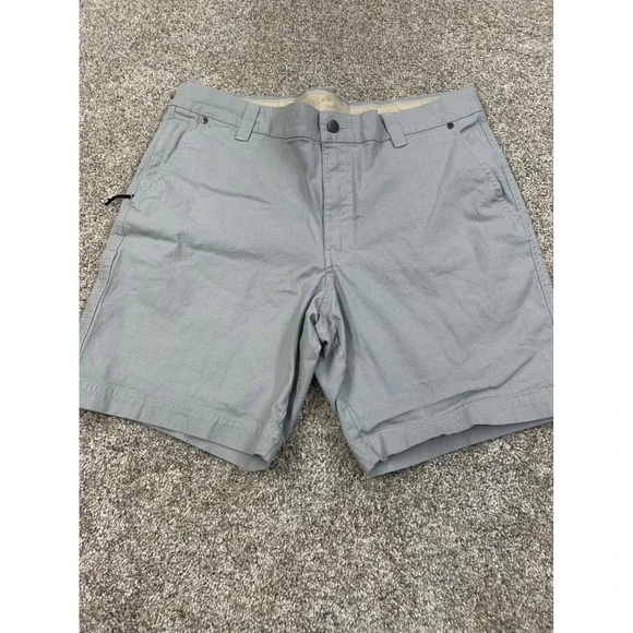 Columbia Mens Gray Regular Fit Utility Hiking Shorts 36W 8L #0579