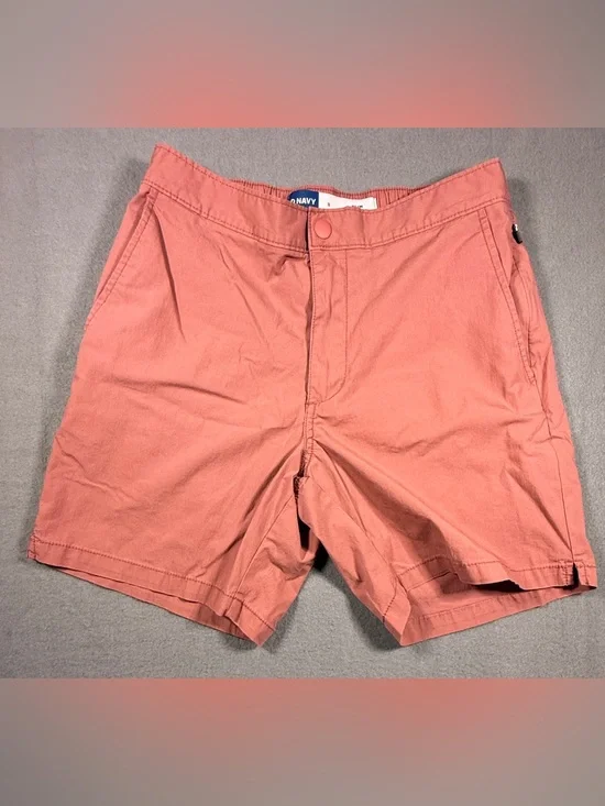 Old Navy Men's Dusty Coral Flat-Front Shorts