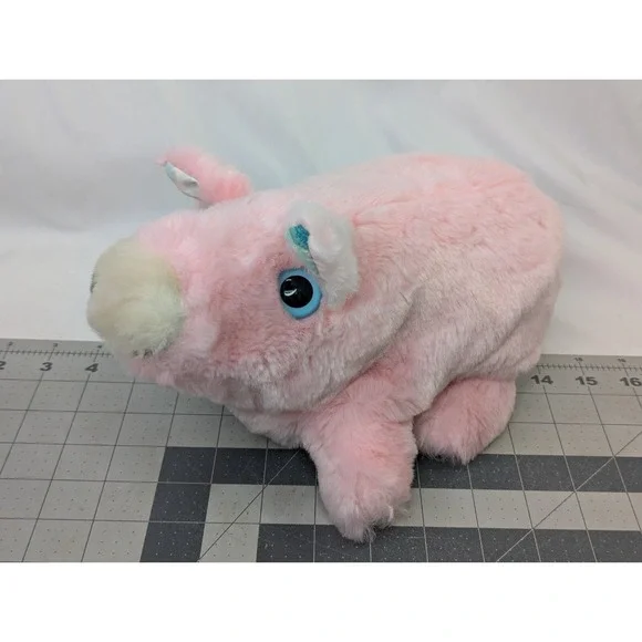 Pink Pig Bean Plush 7 Inch‎ Blue Eyes Stuffed Animal Toy