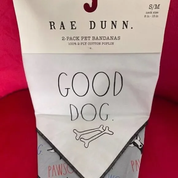 🎄5/$25🎄RAE DUNN PET BANDANAS‎