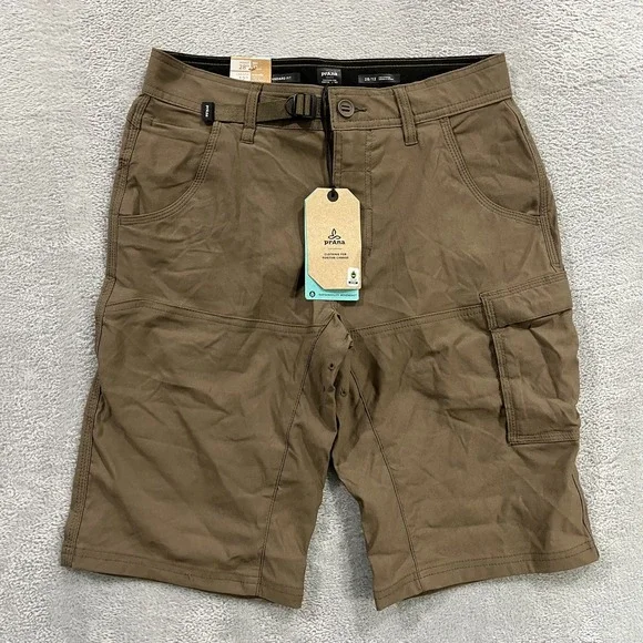 Prana Stretch Zion Short II Men's 28x12 Mud Hiking Cargo Hiking Outdoors NEW